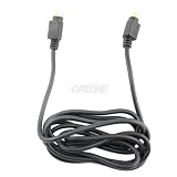 Topzone 6 Feet S-video VHS 4 Pins Male to Male Cable