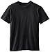 Soffe Big Boys' Mid Weight Tee, Black, Large