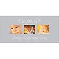 Growing Living Loving Giving Hallway 3-Photo Collage Frame - Gray (4x5")