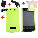 For Blackberry Storm Prem Green Accessory Bundle