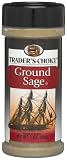 Traders Choice Ground Sage, 1-Ounce Plastic Jars (Pack of 24)