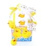 Rubber Ducky New Baby Gift Basket - Great Shower Gift Idea for Newborns