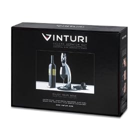 Vinturi 6702 Deluxe Wine Aerator Set, Includes Essential Wine Aerator and Tower by Vinturi