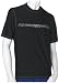 Speedo Men's Fashion Nylon Spandex Script Chestband Swim Tee Loose Fit Rashguard