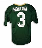Autographed Joe Montana Notre Dame Throwback Jersey