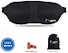 Contoured Sleep Mask, Fitglam Premium Quality Eye Mask, Best Natural Sleep Aid Eye Cover for Men and Women, Perfect for Bedtime, Meditation, Shift Work & Travel, Black
