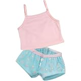 Pink Cami & Boy Short Set, Fits 18 Dolls like American Girl®