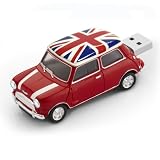8gb Red Union Jack Mini Cooper Usb Flash Memory Drive