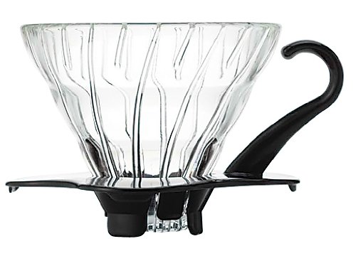 HARIO V60耐熱ガラス透過ドリッパー01 ブラック 1~2杯用 VDG-01B 
