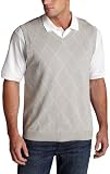 Alex Stevens Men's Racker V-Neck Pullover Vest,Titanium,Large
