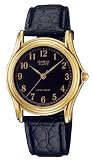 Casio Men's Leather Strap watch #MTP-1096Q-1B