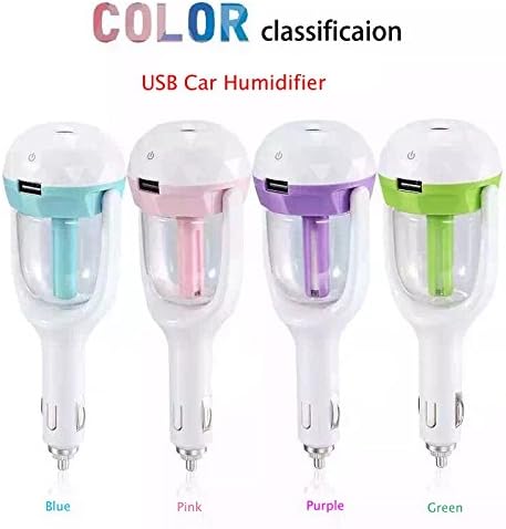 iCatsup New generation 2016 USB Car Air Humidifier Diffuser Essential Oil Ultrasonic Aroma Mist,Car purifier with USB charger