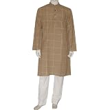 Mens Clothing Kurta Pajama Long Sleeve Cotton Dress Chest :38 inches (gkp634)