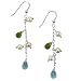 Sterling Silver Freshwater Cultured Pearl with Semi Precious Stones Earrings