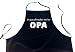 SO GUT SCHMECKTS NUR BEI OPA; Koch - Schürze, schwarz