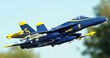 6 Channel EPO 2.4Ghz RC Airplane A-18E/F with Brushless Motor RTF (Blue) ARF