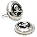 Jolly Rodger Button Covers - Skull Themed Formal Wear - Cufflinks