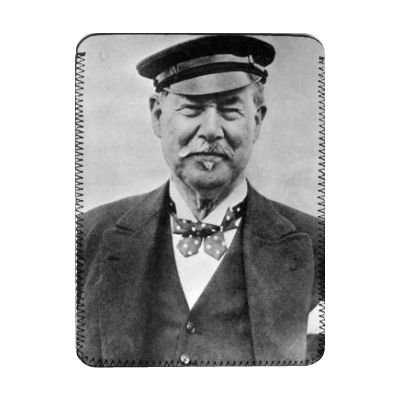 Sir Thomas Lipton (b/w photo) by English.. - iPad Cover (Protective Sleeve) - Art247 - IPads 1 And 2