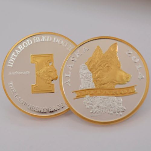 Alaska Mint 2014 Official Iditarod Double Gold/silver Medallion .999 1 Troy Oz