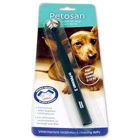 (Petosan) 3 - Double Headed Toothbrush for Dogs