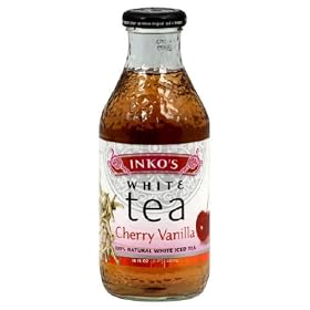Inkos White Tea, Tea Rtd White Cherry Vanilla, 16-Fluid Ounce (12 Pack)