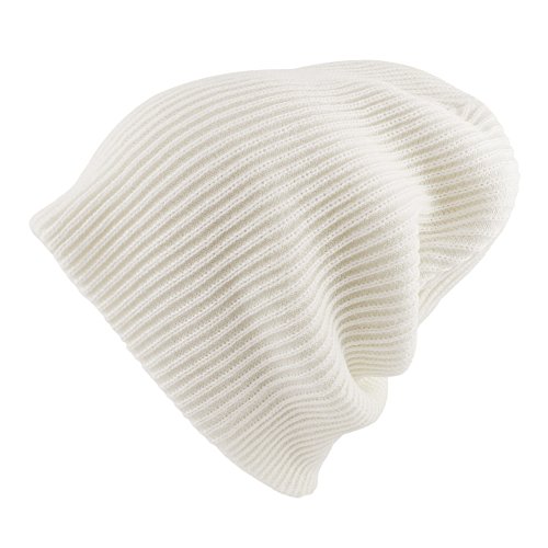 Morehats Corduroy Knit Slouchy Beanie Winter Warm Ski Skater Hip-hop Hat