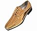 Viotti Mens Gold Dress Oxford with Striped Satin and Patent Trim : Style 179 Gold -035