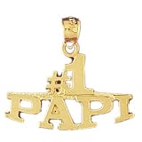 CleverEve's 14K Gold Dad Pendant 1.9 - Gram(s)