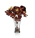 (03888674) Artificial Peony in Glass Vase in Household & Kitchen