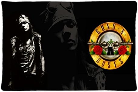 Guns N Roses Papéis de Parede, Plano de Fundo Área Custom Diy Image Pillowcase Rectangle Pillow Cases Standard Size 20X30 inches New