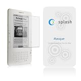 splash Masque Screen Protector Film Clear (Invisible) for Amazon Kindle & Kindle 2 (3-Pack)
