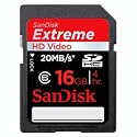 SanDisk Secure Digital High Capacity Card Extreme Video HD 16GB