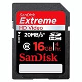 SanDisk Secure Digital High Capacity Card Extreme Video HD 16GB