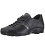 ECCO Women's Identity Oxford,Black/Buffed Silver,40 EU (US Women's 9-9.5 M)