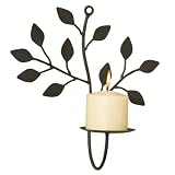 Luca Bella HomeTM Wrought Iron Branch and Leaf Wall Sconce