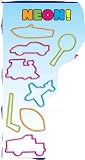 SPORTS/TRANSPORTATION Shaped  Rubber Bands:24 RINGS