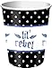 Creative Converting Rebel Birthday Paper Party Cups, 8 Count