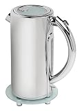 Kalorik JK-20744 1500-Watt Aqua Line Kettle, Stainless Steel/Glass