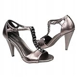 Kenneth Cole REACTION Women's Know Lace T-Strap,Pewter,6.5 M US