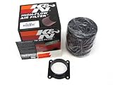 00-03 Nissan Maxima 3.0L / 3.5L V6 Mass Air Flow Sensor Adapter + K&N Filter