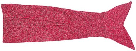 Xioroinmj Mermaid Blanket Soft For Sofa living Room (Red)