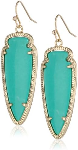 Kendra Scott  Sky Gold Teal Drop Earrings