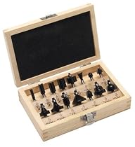 Bosch 15teiliges HM-Fräserset 6mm Schaft