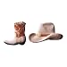 Lucks Dec-Ons Cowboy Hat & Boot, 24 pk