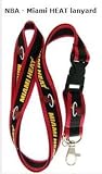 Miami Heat Lanyard Key Chain Holder