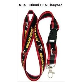 Miami Heat Lanyard Key Chain Holder