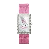 Dale Earnhardt Ladies NASCAR Starlette Watch by Logo Art (Leather Band)