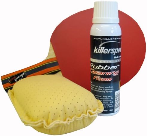 Killerspin Adult Unisex Table Tennis Rubber Cleaning Foam Kit