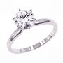 Gorgeous! Women's 14k White-gold 7.50 MM =1 1/2 CT Moissanite Solitaire Engagement Ring