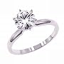 Gorgeous! Women's 14k White-gold (1 1/2 CT TW) MoissaniteSolitaire Engagement Ring